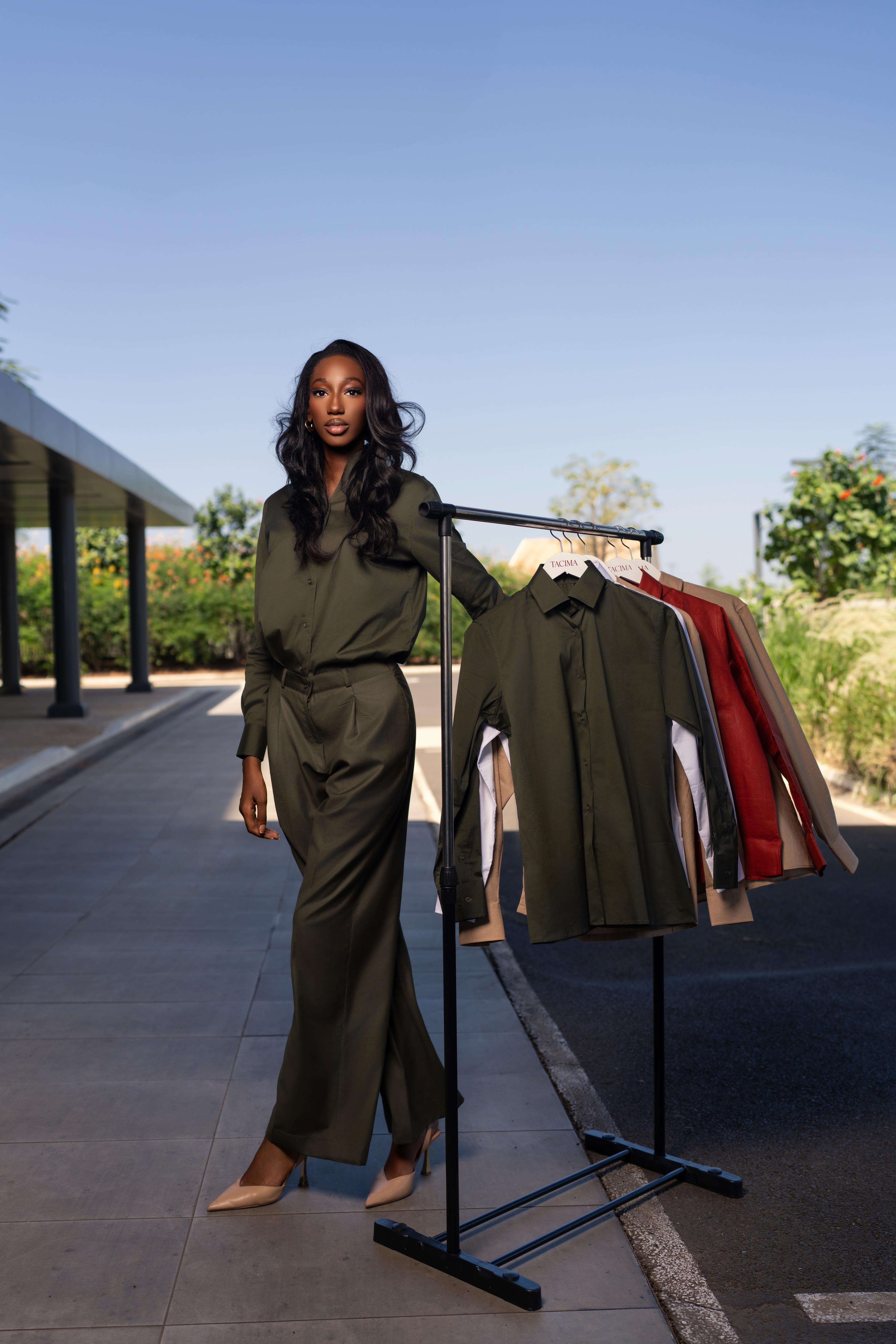 Chemise KAD en Vert